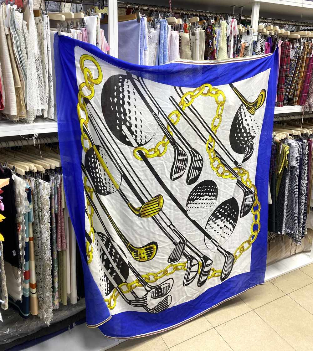 Ткань -купон для платка (Италия) 140х140см 50% кашемир 50% модал 1 шт