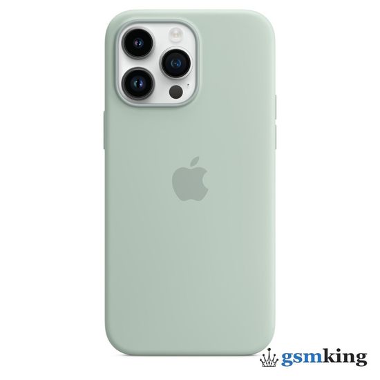 Apple Silicone Case with MagSafe iPhone 14 Pro Max Succulent (Зелёный) MPTY3ZM/A