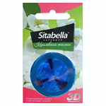 Насадка стимулирующая Sitabella 3D Королевский жасмин с ароматом жасмина (Цвет: синий)