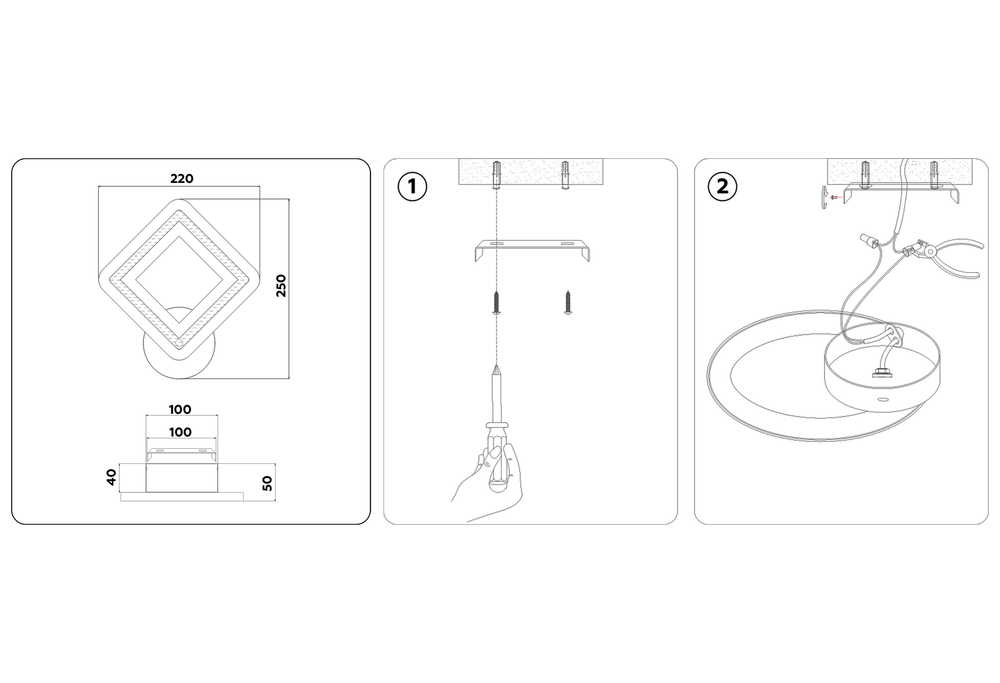 Ambrella Настенный светодиодный светильник Original FA871