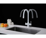 Смеситель для кухни Paulmark Salix Sa213419-WH белый матовый