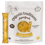 Organic Traditions, Fiber Flow™, юдзу и лайм, 12 стиков по 10,75 г