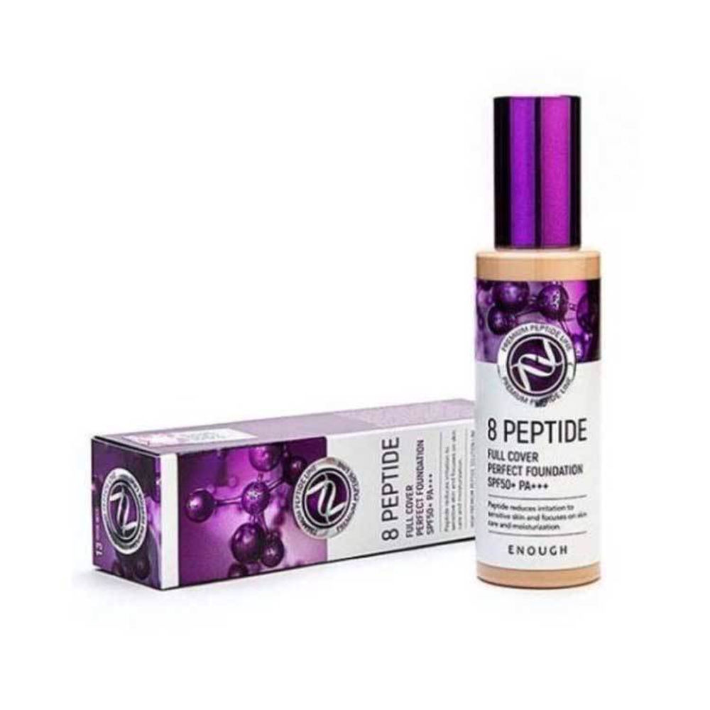 Enough 8 peptide Full Cover Perfect Foundation SPF50+ PA+++ #13 Тональный крем с пептидами