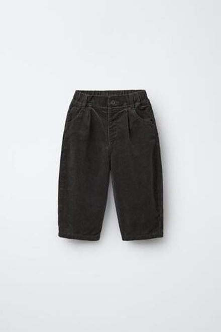 ZARA БРЮКИ BAGGY SOFT TOUCH, ЗЕЛЕНЫЙ
