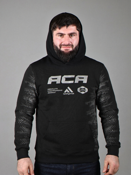 Худи черно-серый АСА с начесом