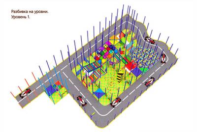 Детский игровой лабиринт «Космические путешествия»