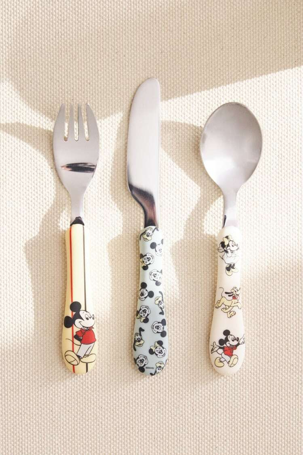 ZARA HOME НАБОР СТОЛОВЫХ ПРИБОРОВ МИККИ © DISNEY, РАЗНОЦВЕТНЫЙ
