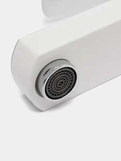 Смеситель для раковины с цифровым дисплеем для контроля температуры, Белый