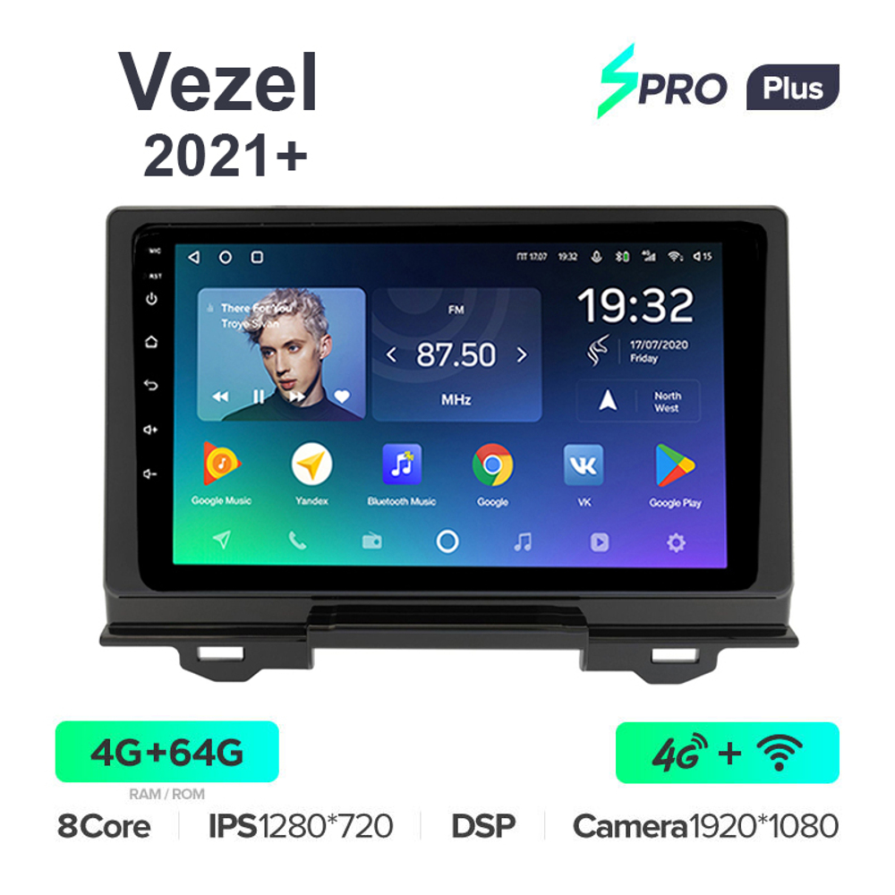 Teyes SPRO Plus 10,2"для Honda Vezel, H-RV 2021+