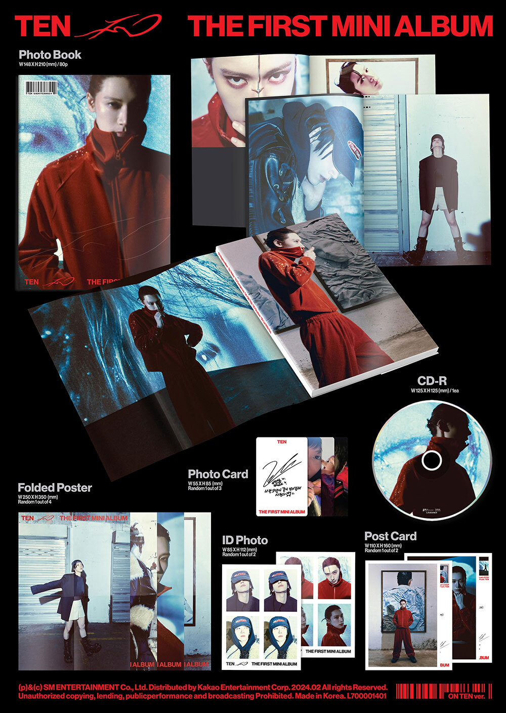 Альбом TEN (NCT) - 1st MINI ALBUM TEN (Photobook ver.)