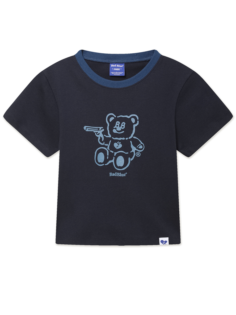 Женская Футболка Badbear Ringer Slim Navy