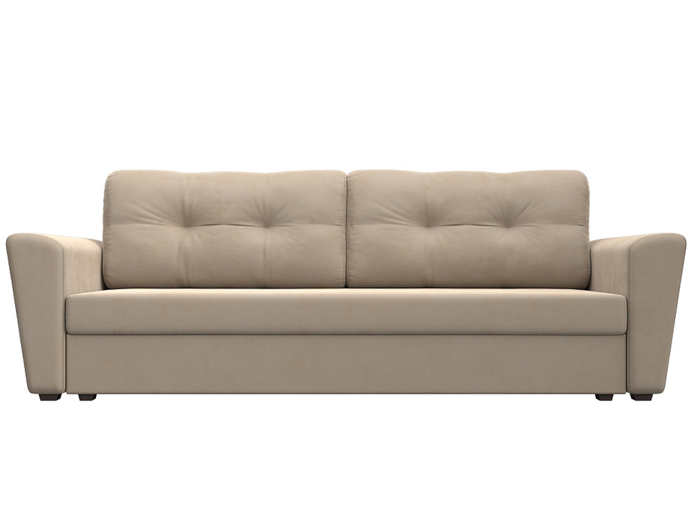 Диван прямой Амстердам Лайт, Бежевый, Велюр, 112426