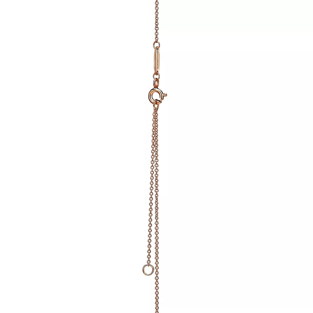 Подвеска из розового золота 18k, Tiffany💠 mini.  Exclusive.