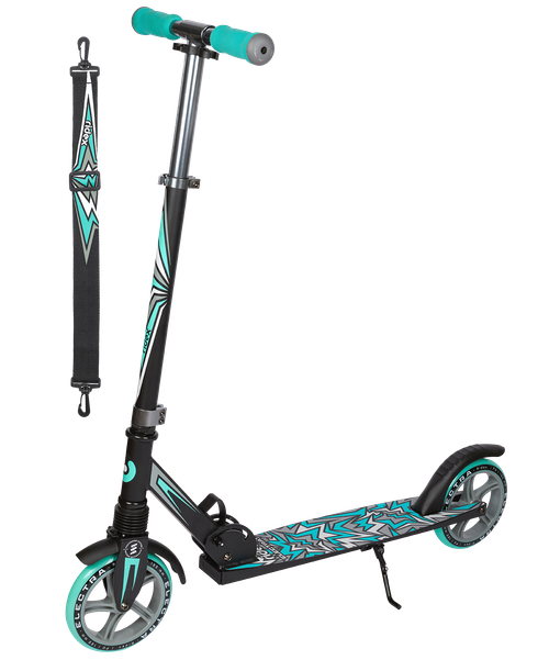 Самокат городской RIDEX Electra 180 мм, серый/мятный