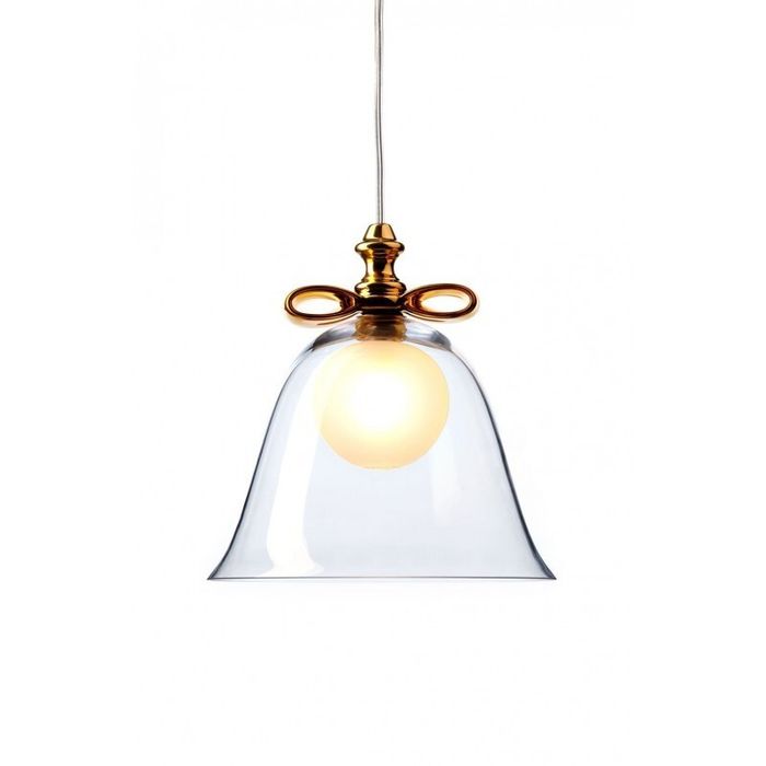 Подвесной светильник Moooi Bell Lamp gold-transparent