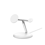 Зарядная станция MagSafe Belkin BoostCharge Pro для iPhone, Apple Watch и AirPods (Qi2) (WIZ023, EU) Беспроводная зарядка: Qi 15 Вт, Qi 5 Вт, магнитное крепление для быстрой зарядки Apple Watch (Qi 5 Вт). Проводная зарядка: нет. Сертификация Qi2. Есть LED
