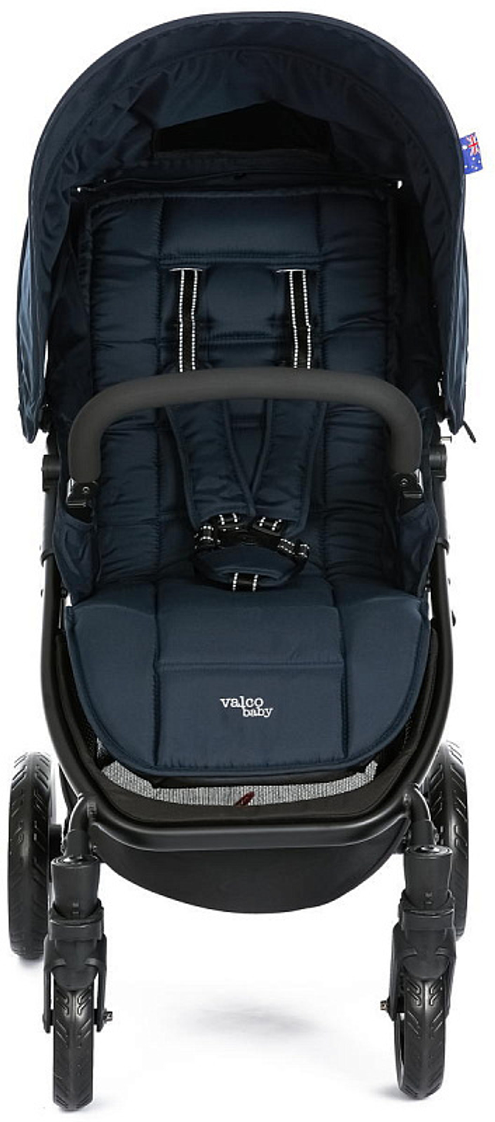 Прогулочная коляска Valco baby Snap 4 с накидкой на ножки Flatt Matt / Deep Blue