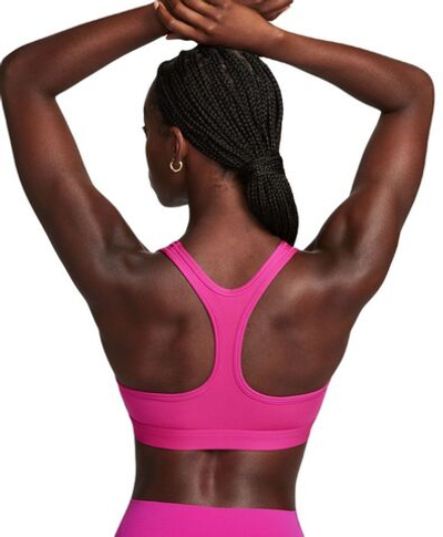 ТОП теннисный Nike Swoosh Light Support Non-Padded Sports Bra - fireberry/white