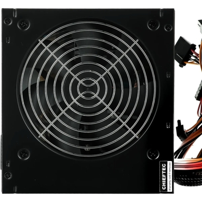 Блок питания Chieftec 600W RTL [GPS-600A8] (ATX-12V V.2.3 PSU with 12 cm fan, Active PFC, fficiency >80% with power cord 230V only)