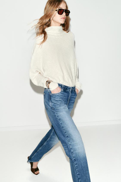 ZARA ДЖИНСЫ Z1975 RELAXED SLIM СО СРЕДНЕЙ ПОСАДКОЙ, СИНИЙ