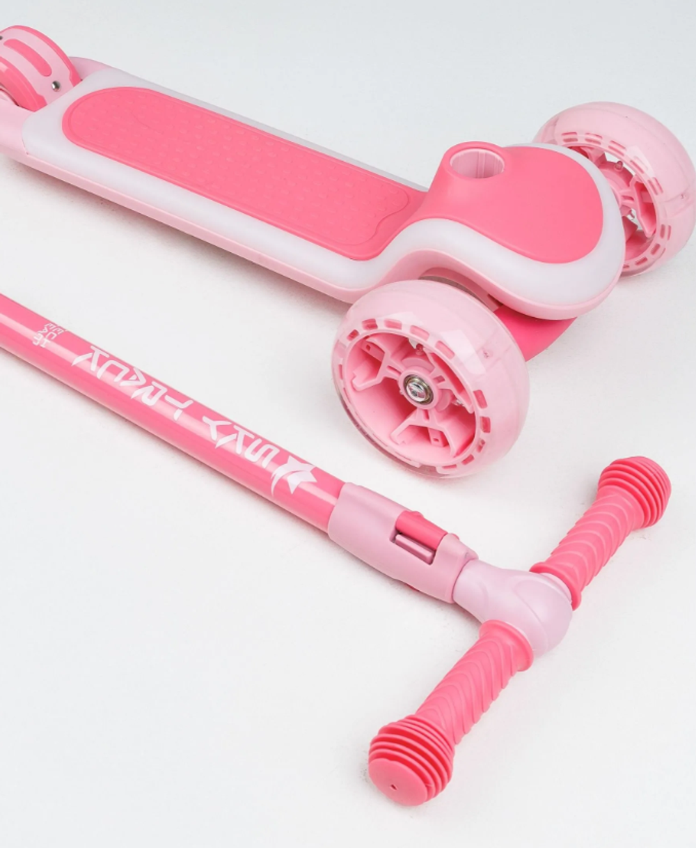 Самокат Sky track pink розовый