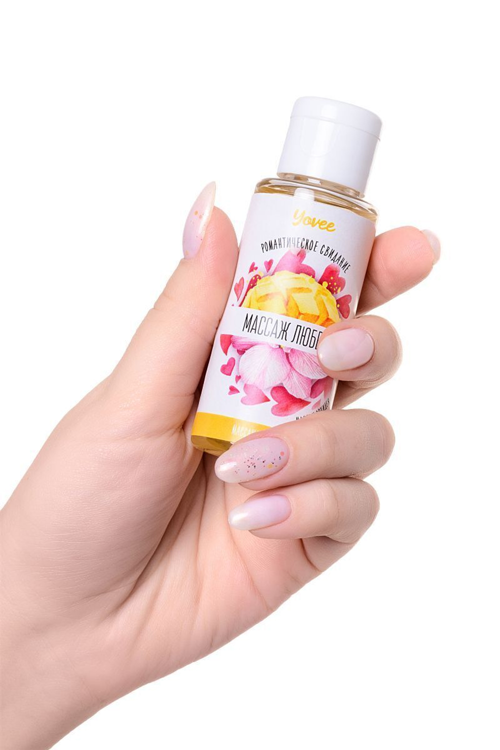Масло для массажа Массаж любви с ароматом манго и орхидеи - 50 мл. (Цвет: не задано)