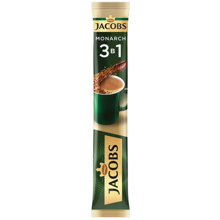 Кофе растворимый Jacobs Monarch Gold 3в1 18 гр