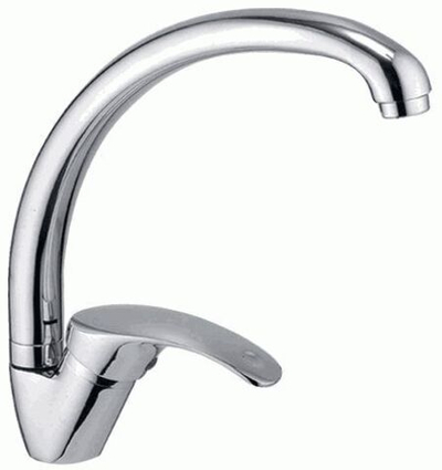 смеситель кухня LEDEME картридж д.35мм, цинк L4136-B