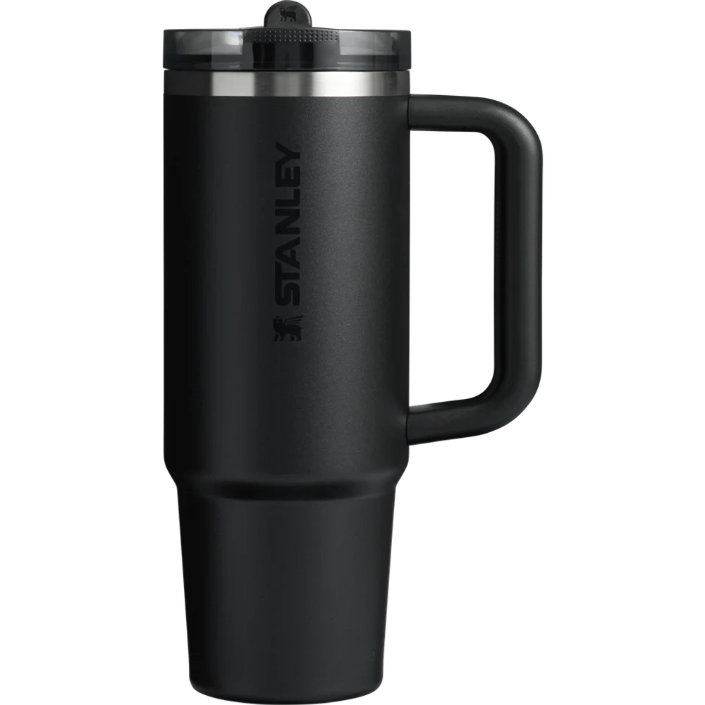 Термокружка Stanley Quencher Protour с трубочкой 0,887L чёрная