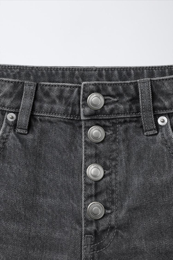 ZARA ДЖИНСЫ КЛЕШ, ЧЕРНЫЙ