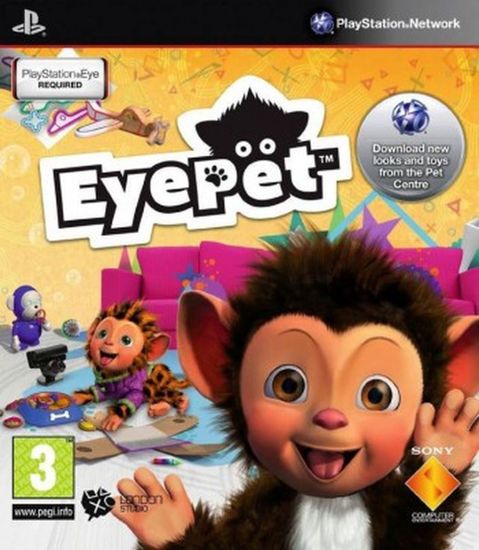 PS3 EyePet (Требуется камера PS3) (Б/У, Полностью на русском языке, BCES-00483)