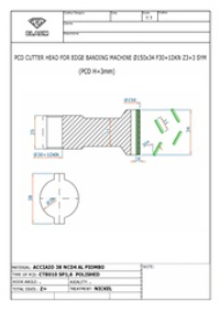 PCD фреза D.150x34x30+DKN Z=3+3 H=3 SYMM 2 шт.
