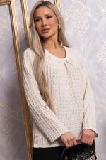 Блуза Маллуя (бежевая) Б14847-4М LT Collection