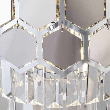 10124/2 / настенный светильник / хром/прозрачный хрусталь Strotskis