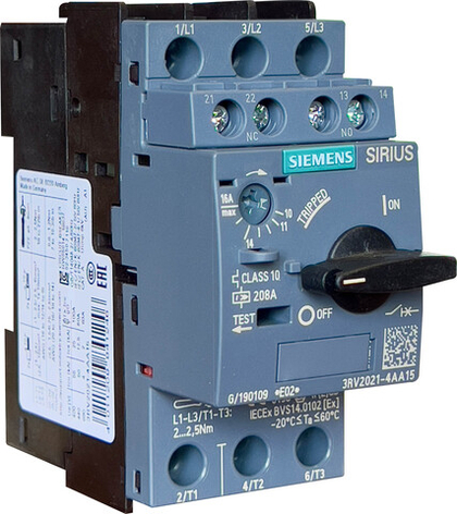 Автоматический выключатель Siemens Sirius 3RV2021-4AA15