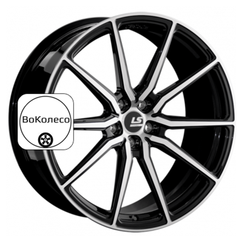 9,5x21/5x112 ET36 D66,6 LS FG01 BKF (конус, C570) LS Forged