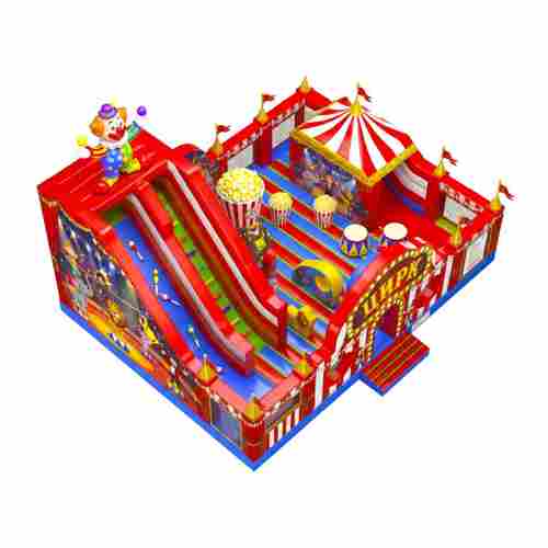 Коммерческий надувной батут «Цирковое шоу» 11,4×9,2×7,8 м