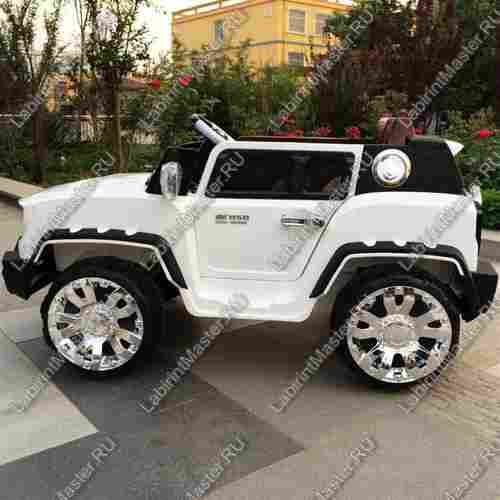 Детский электромобиль "Hongsida"  белый
