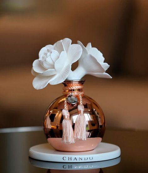 Sensual Camelia, ароматический диффузор с необычными палочками, Chando