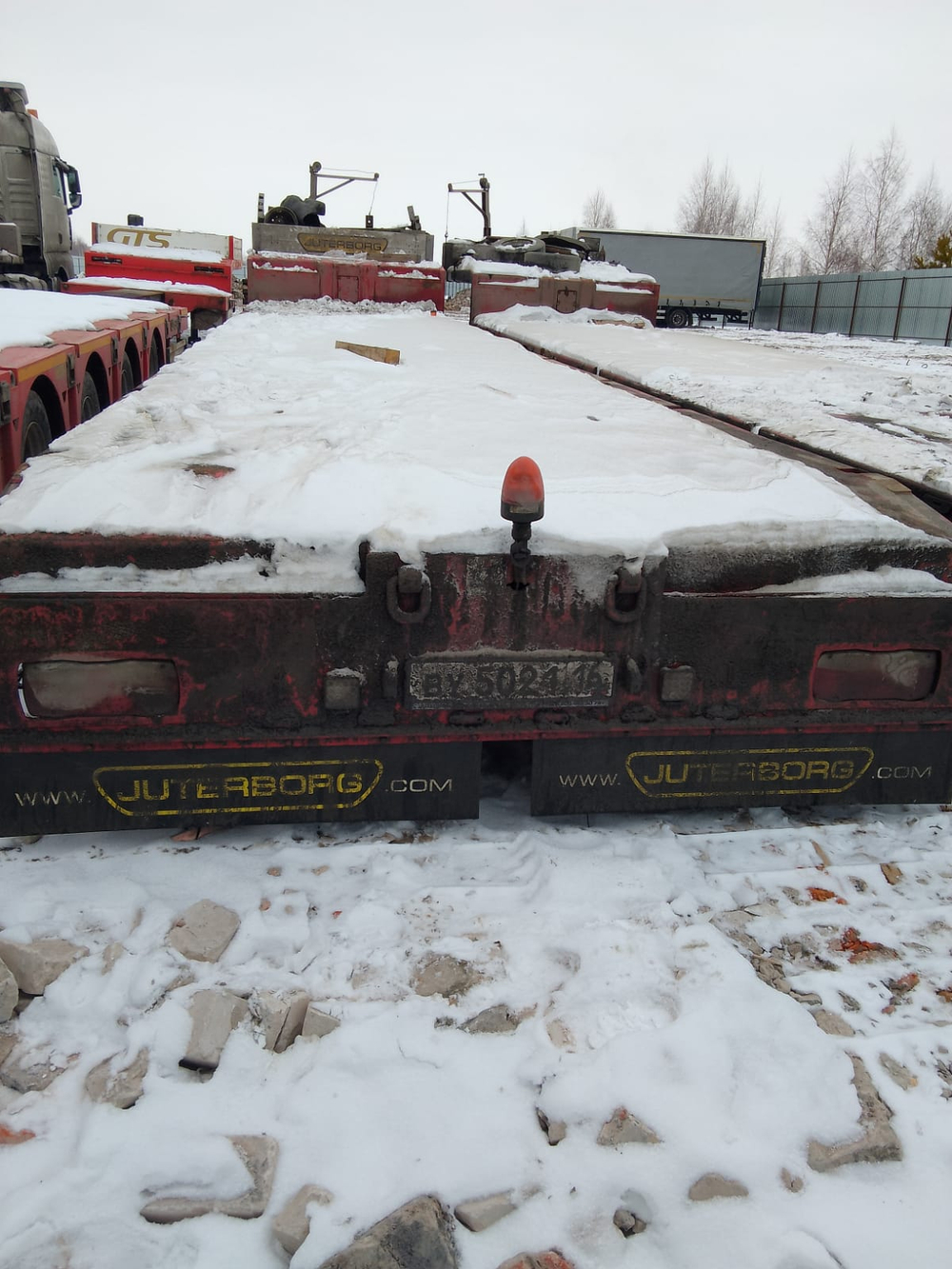 Ютерборг 9852* Полуприцеп тяжеловоз 4 оси 985245 (Не раздвижной)
