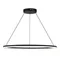 SL1018.413.01 Светильник подвесной ST-Luce черный/прозрачный LED 1*54W 4000K EUCLIDICS