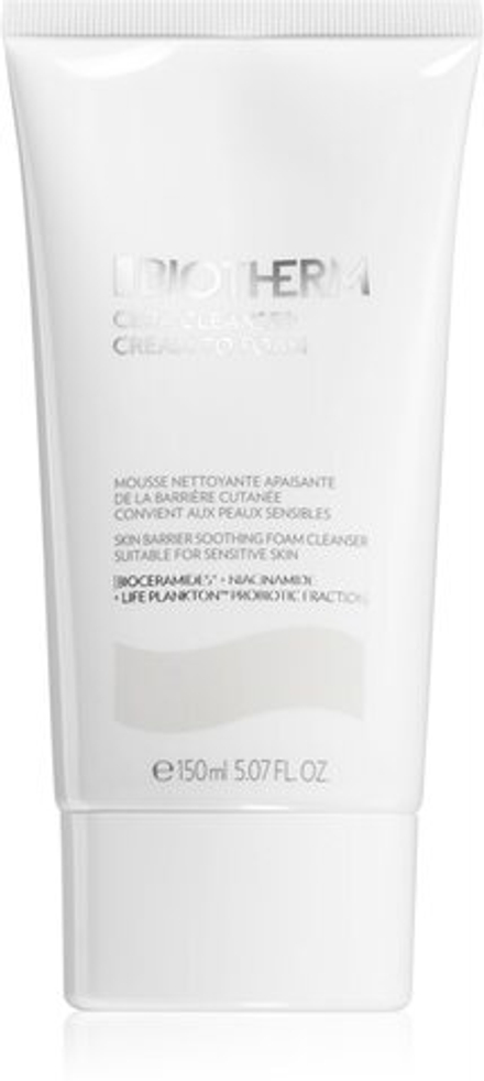 Biotherm Cera Cream To Foam Cleanser - кремовая пенка для глубокого очищения /   150  ml  / GTIN 3614273797221