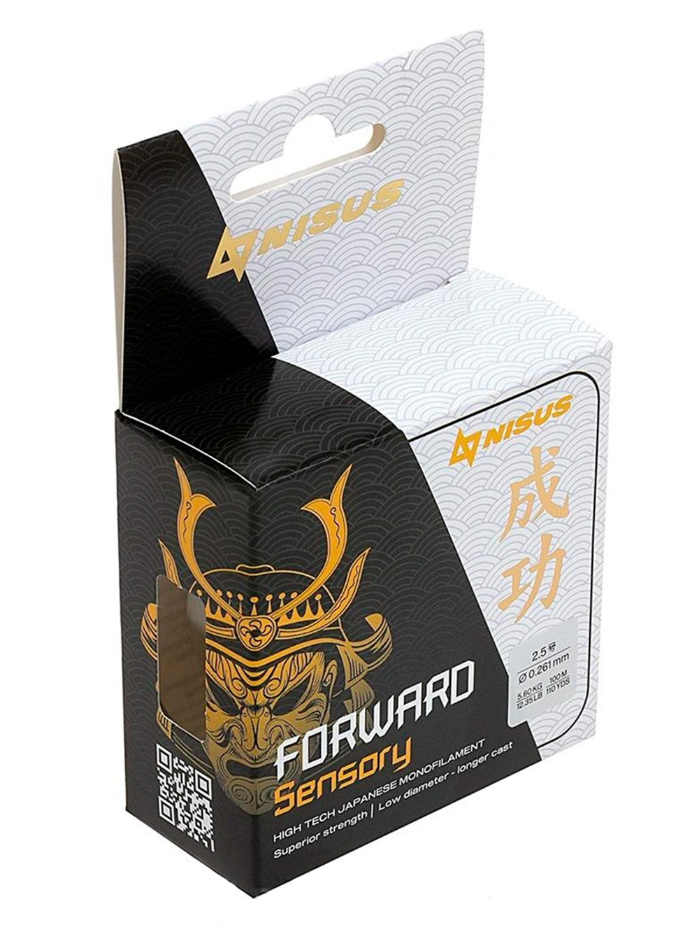 Леска для рыбалки Nisus FORWARD Sensory Nylon Transparent 0,261mm/100m (N-FS-0261-100)