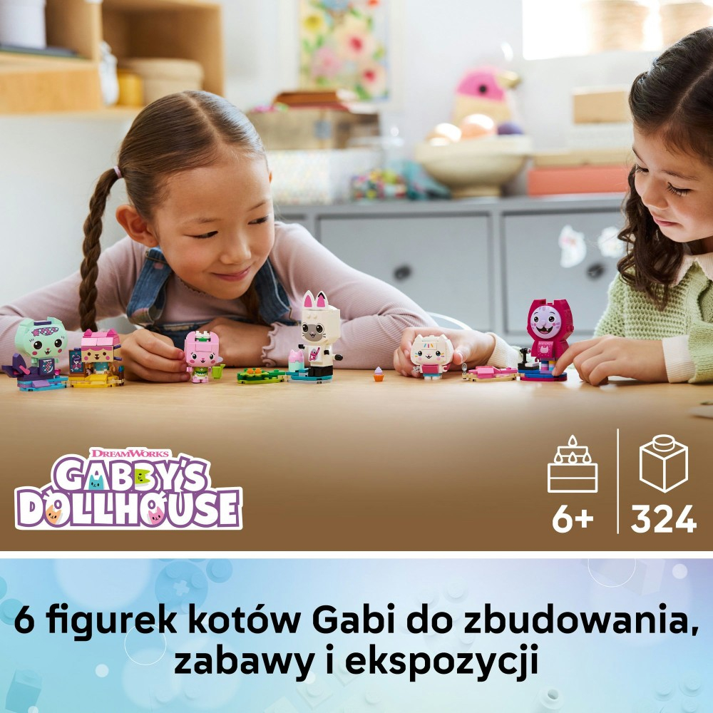 LEGO Koci Domek Gabi - Кошачий друг Gabi из кубиков 11215