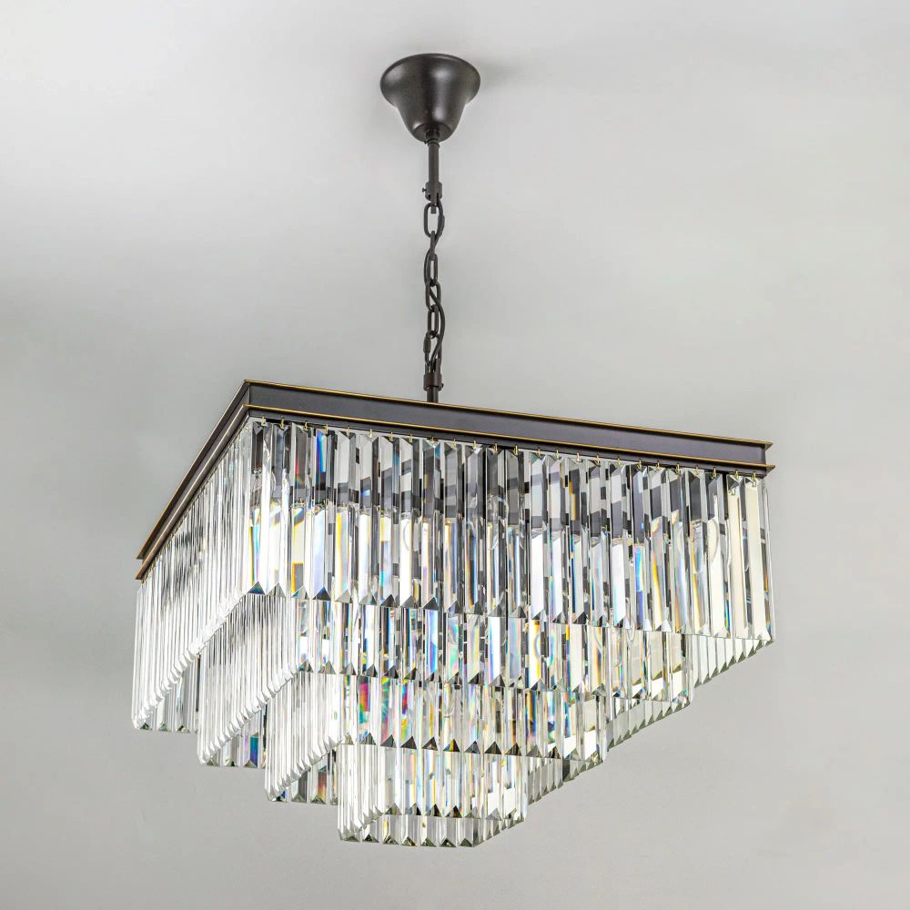 Citilux Мартин CL332241 Люстра хрустальная подвесная Прозрачная