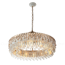 Люстра Cloyd CAPULETTI C12 / Ø80 см - золото (арт.11269)