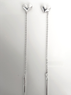 Серьги ювелирные Эстерелла, серебро 925 пробы, родирование/Ф