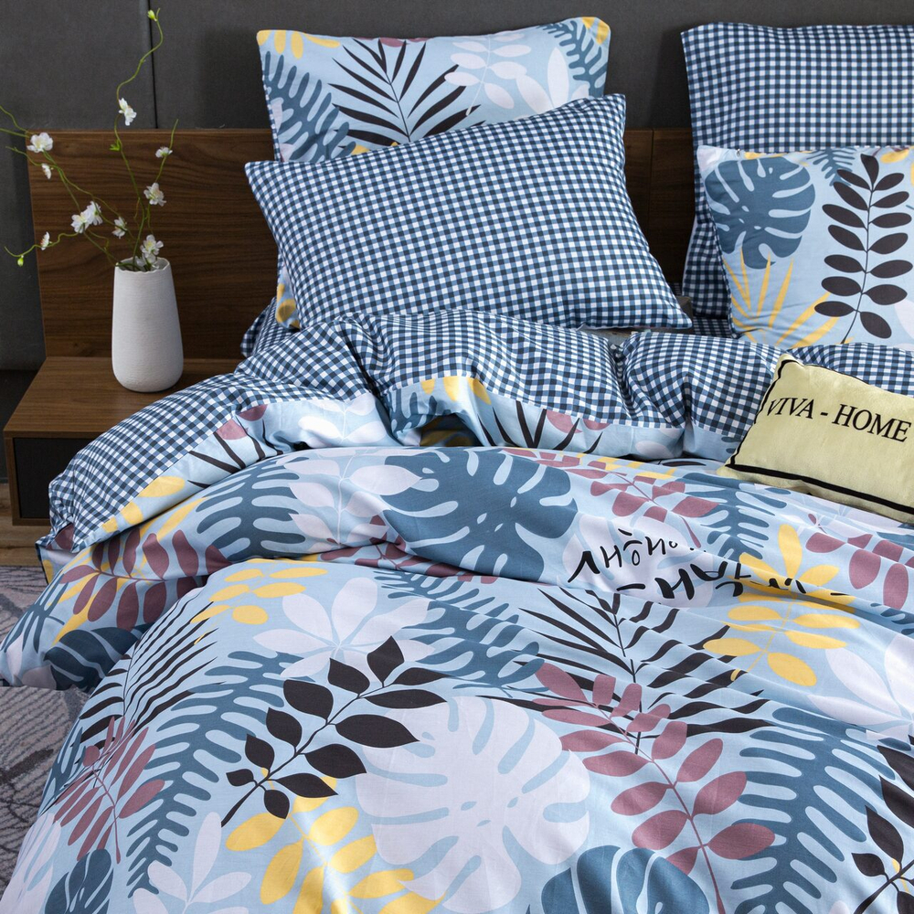 Комплект постельного белья Делюкс Сатин 100% хлопок L326