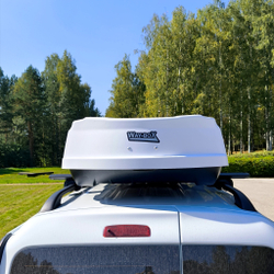Автобокс Way box Cobra 520 белый. Размер 215*85*40 см.