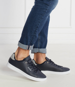 Кожаные кроссовки Tommy Hilfiger - темно-синий(FM0FM05038)